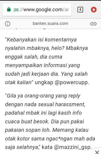 Viral Pegawai BMKG Dilecehkan Saat Siaran, Publik: Otak Kalian Kotor!