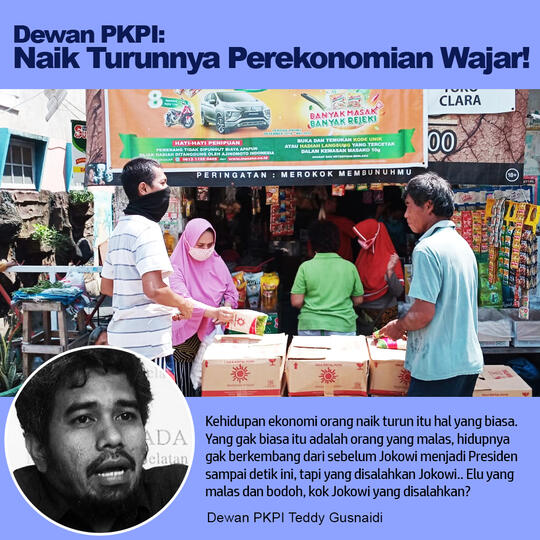 Dewan PKPI: Orang yang Hidupnya Gak Berkembang Jangan Salahkan Jokowi