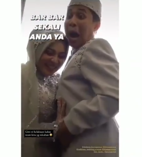 Pria Ini Lakukan Sesuatu pada Istrinya Saat Pemotretan Pernikahan, Joni Berdiri Bang?