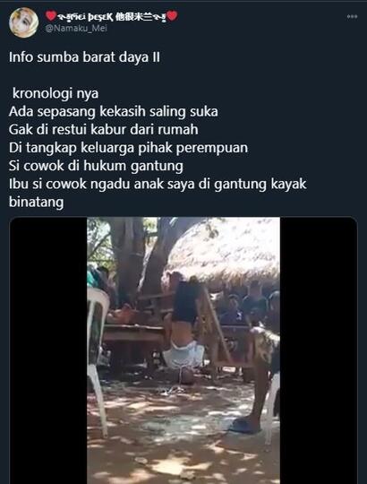 Pria Digantung, Kepala di Bawah Kaki di Atas, Ibu: Anakku Bukan Binatang