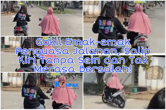 Emak-emak Penguasa Jalan, Tikung Pengemudi Lain Tanpa Sein dan Tak Merasa Bersalah!