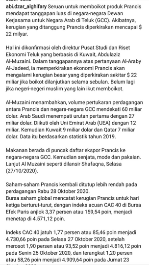 Tak Hanya Boikot Produk, Kini Gambar Macron Jadi Penanda Jaga Jarak di Timur Tengah!