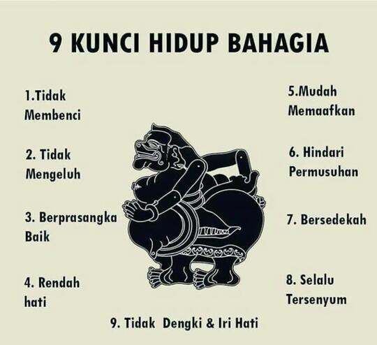 9 KUNCI HIDUP BAHAGIA
