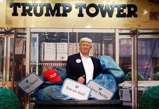 Madame Tussauds di Berlin mencampakkan Trump sebelum pemilihan AS