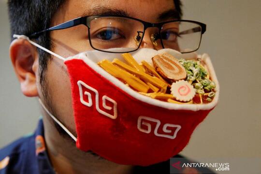 Bentuk Mie Ramen sampai Masker Bergambar Wajah, Udah Punya Masker yang Mana, Gan?