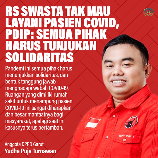 Rumah Sakit Swasta Ogah Melayani Pasien Covid, Politikus PDIP: Berempatilah