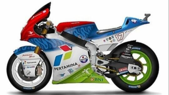 Mandalika Racing Team Posting Desain Motor Balap di Sosmed, Indonesia Banget Gan!