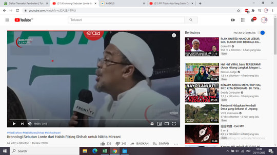 Hal Yang Tidak Disukai Masyarakat Indonesia Terhadap Habib Rizieq