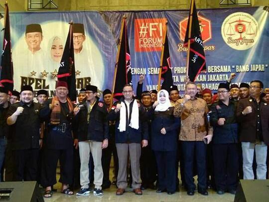 Puluhan Ormas di Jakarta Siap Pasang Badan untuk Anies Baswedan