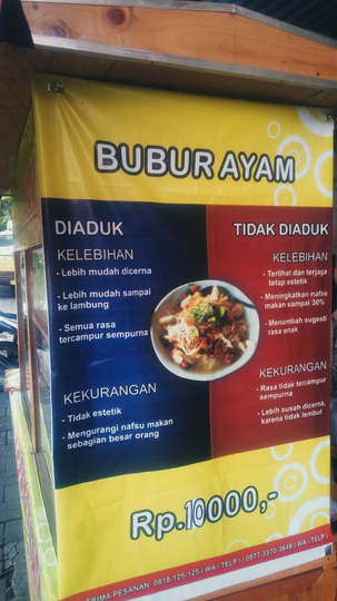 Pilih Makan Bubur Ayam Dengan Diaduk Atau Tidak Diaduk