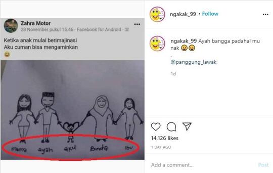 Sepintas Terlihat Biasa, Gambaran Bocah Ini Ternyata Bikin Mikir Dua Kali