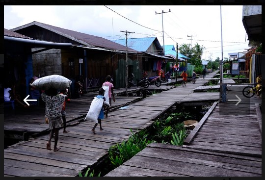 (CoC Reg. Papua) Uniknya Kota Agats, Papua. Kota Lumpur Yang Memikat