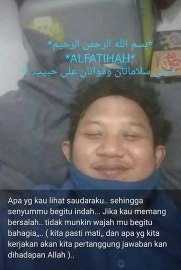 Selain Tersenyum, Jenazah Anggota FPI Berbau Harum, PA 212: Syahid Insya Allah
