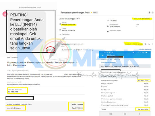 Penerbangan GanSist Mendadak Dibatalkan Maskapai? Tips Cepat Cairkan Dana Refund!