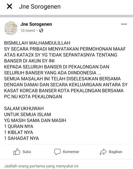 Sampai Ketua Pbnu Serukan Boikot Ada Apa Dengan Jne Kaskus