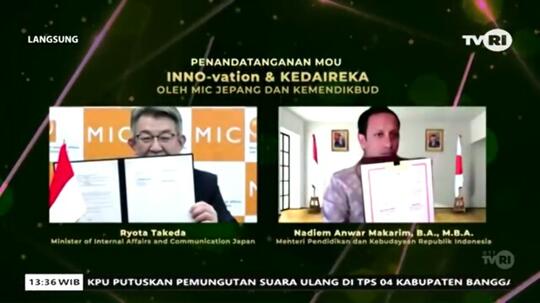 Malu! Pidato Mendikbud pakai B. Inggris dibalas Menteri Jepang pakai Bahasanya! 🙈