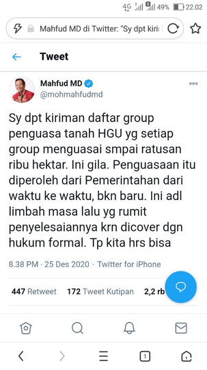 Marzuki Alie Tulis Pesan ke Mahfud MD soal Habib Rizieq, Isinya Sangat Menyentuh