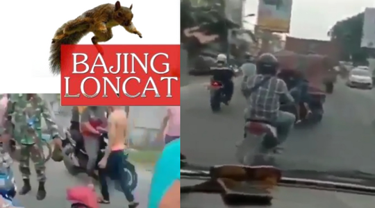 Detik-detik Aksi Bajing Loncat Digagalkan Oleh Aparat TNI