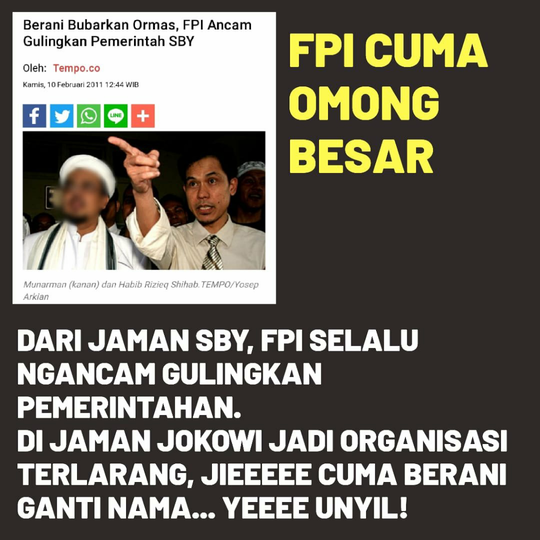 Kritik Pembubaran FPI, #TenggelamkanDemokrat Jadi Trending Topic