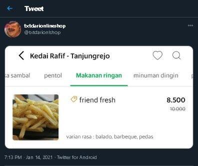 Jualan Kentang Goreng Murah, Malah Diketawain Gegara Keliru Promosi