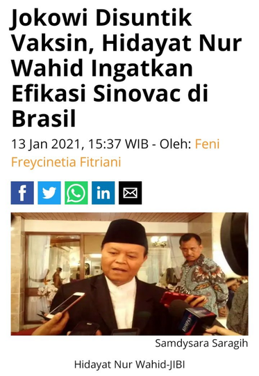 HNW Kritik Keras Israel yang Tak Berikan Vaksin Covid-19 untuk Warga Palestina