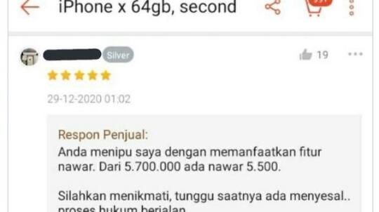 iPhone Dibeli Seharga 5.500, Penjual Ini Merasa Tertipu oleh Fitur 'Nawar'
