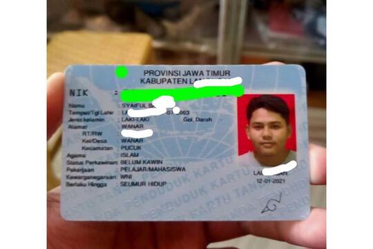 Tanda Tangan di KTP ala Lambang Konoha di Anime Naruto, Bikin Pemuda ini Viral