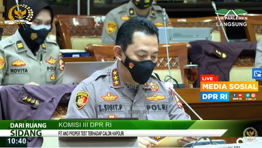 Komjen Listyo Sigit Prabowo: Tidak Ada Lagi Hukum yang Tajam ke Bawah, Tumpul ke Atas