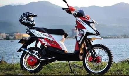 Matic Trail Sepertinya Modifikasi yang Boleh Juga Gan