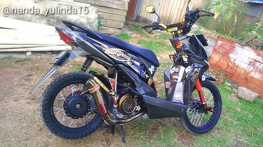 Matic Trail Sepertinya Modifikasi yang Boleh Juga Gan