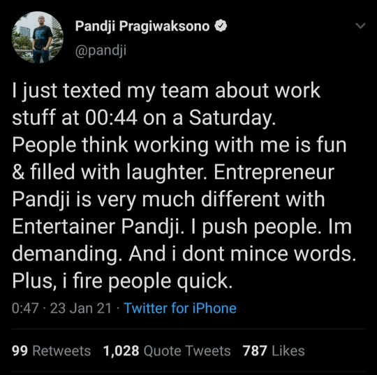 Pandji Tuai Kontroversi Masalah 'Overworking', Netizen Geram: Gak Beda Sama Romusha