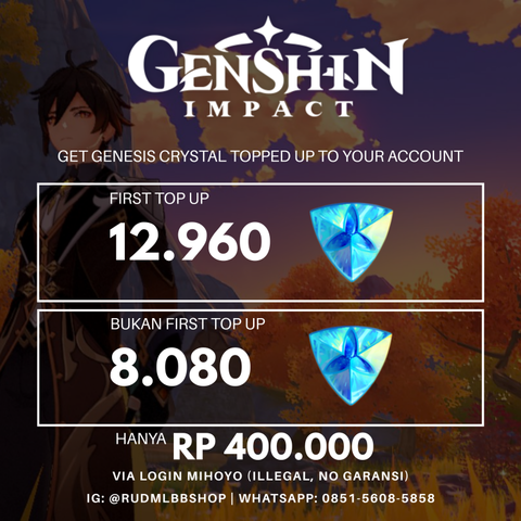 Sembarangan Top Up Genshin Impact Hati-Hati Auto Minus