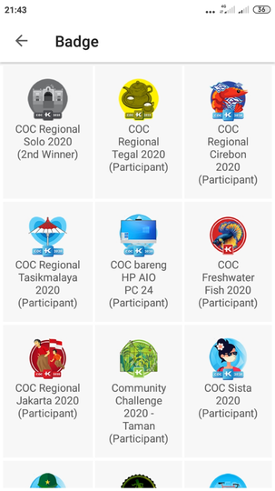 Meraih Badge Tanpa Tahu Artinya