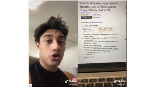 Heboh Pemuda Jual Indomie di Las Vegas, Raup Untung Hingga Jutaan