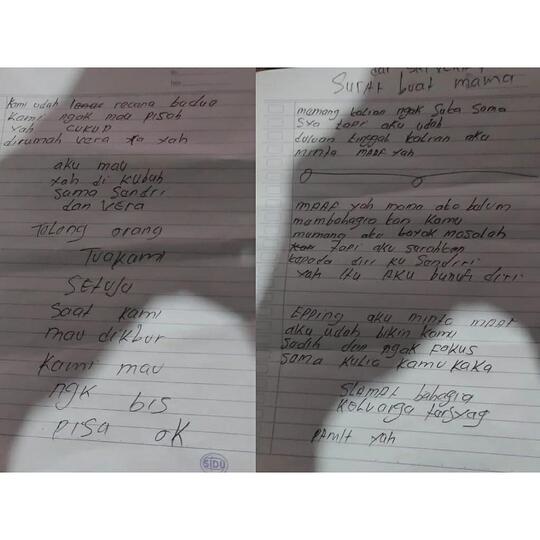 Miris, Diduga Cinta tak Direstui Orangtua, Dua Remaja ini Kompak Bunuh Diri!
