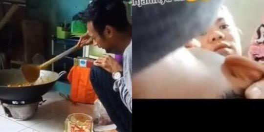 Kasihan! Tangis Pria Ini Pecah, Ketika Pesanan 60 Nasi Kotak Dibatalkan Oleh Pembeli