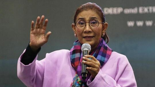 Diancam Ditenggelamkan Dewi Tanjung, Susi Beri Jempol