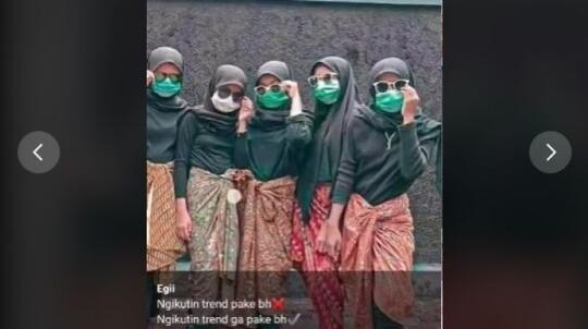 Lagi Musim, Tren Gadis Berjilbab Tak Pakai BH, Netizen Istighfar Banget