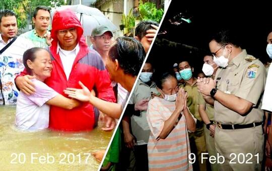 Warga Cipinang Melayu Kini Tersenyum, Anies Tuai Banjir Pujian: Alhamdulillah!