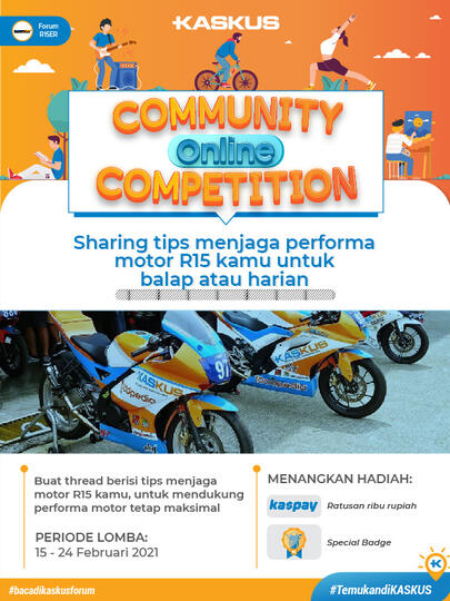 COC R15ER, Sharing tips menjaga performa motor R15 kamu untuk balap atau harian