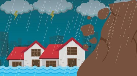 Jalan Syaridin Ragunan Jaksel Terendam Banjir Setinggi 1,5 Meter