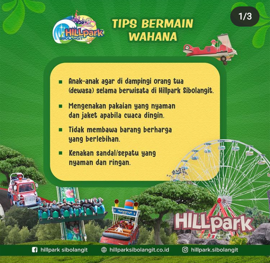 Panorama Indah Serta Wahana Permainan, Destinasi Wisata Apik Nan Romantis