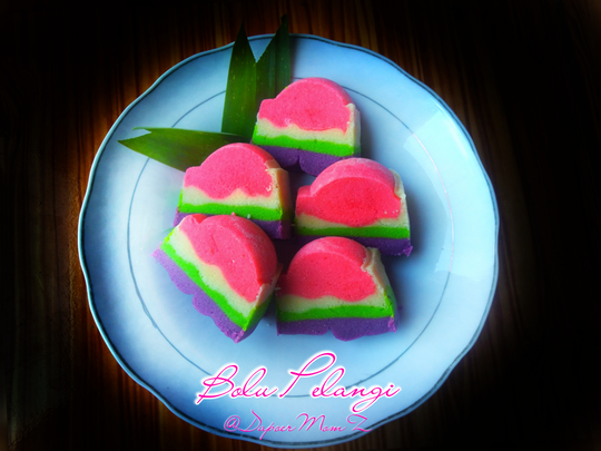 Bolu Kukus Pelangi, Kue Simpel Dan Menggugah Selera