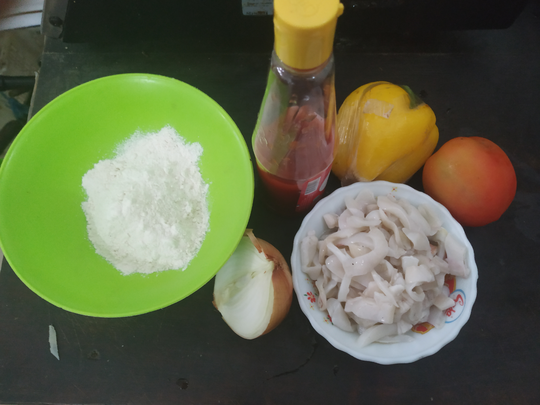 Cumi Tepung Asam Manis, Ala Chef Mbeling