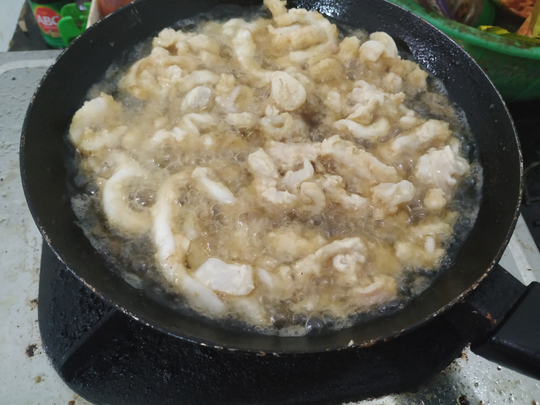 Cumi Tepung Asam Manis, Ala Chef Mbeling