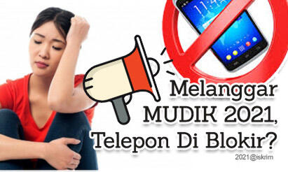 Melanggar, Pemudik 2021 Hapenya Akan Di Blokir, Gimana Menurut Agan?