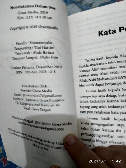 Review Novel Mencintaimu Dalam Do'a, Usai Baca, yakin Bisa Move On?