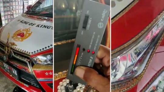 Viral Mobil "King of King's" Dihiasi Emas, Berlian hingga Logam Mulia
