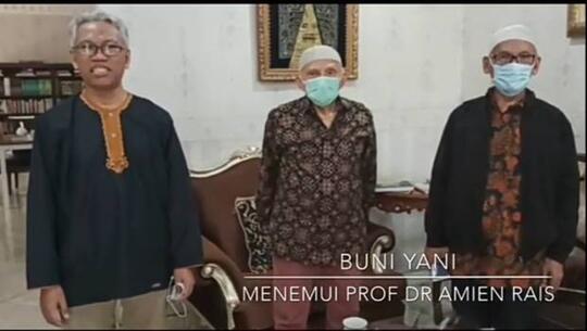Buni Yani Temui Amien Rais, Siap Berjuang Bersama Partai Ummat