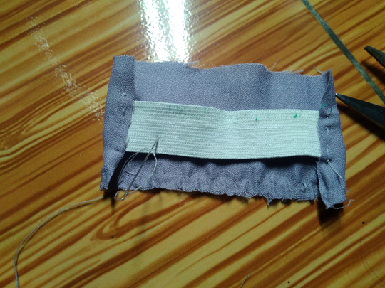 DIY Membuat Konektor Hijab Dari Karet Legging Anak Bekas